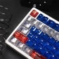Gundam 104+36 PC UV Printing Keycaps Set Cherry Profile for MX Mechanical Gaming Keyboard